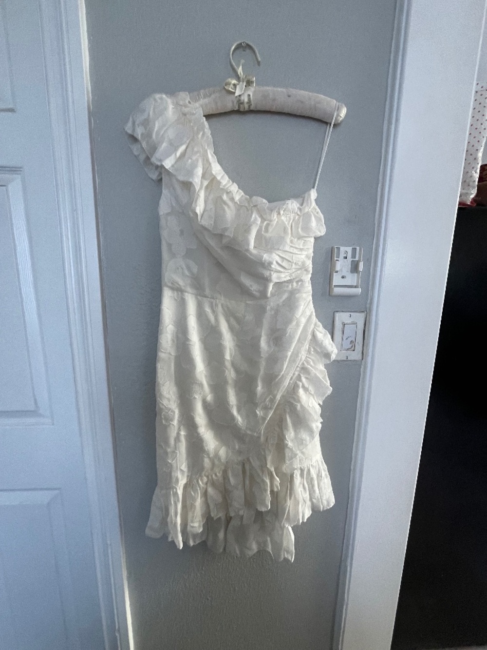 Ulla Johnson Rimona dress size 0 white luxury designer silk cotton xs xxs 2xs